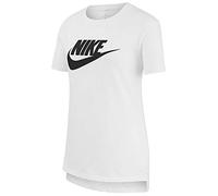 Nike Fille G Nsw Tee Dptl Basic Futura T Shirt, White/Black, 8 ans EU
