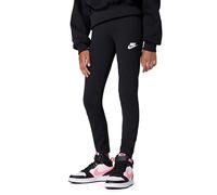 Nike Sportswear Essential Big Kids' (Girls') Mid-Rise Leggings Noir/Blanc 9-10 (M) Female