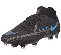 Nike Firm-Ground Soccer Cleats Phantom Gt2 Dynamic Fit Elite FG, Black/Black-Iron Grey, CZ9889-004, 47.5 EU (13 US)