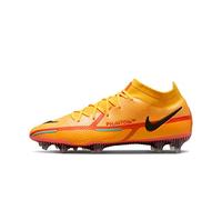 Nike Firm-Ground Soccer Cleats Phantom Gt2 Dynamic Fit Elite FG, Laser Orange/Black-Total Orange, CZ9889-808, 44 EU (10 US)