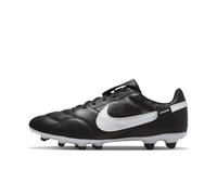 Nike Firm-Ground Soccer Cleats The Premier 3 FG, Black/White, AT5889-010, 48.5 EU (14 US)