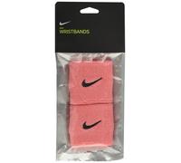 NIKE Fitness Pink/Black NIKE WRISTBAND SWOOSH PINK BLACK, Pink/Black, 8 cm UK
