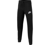 Nike Club FLC Hbr Pantalon de survêtement, Noir/Blanc, 12-13 Ans Mixte Enfant