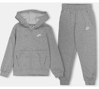 Nike Fleece Tracksuit Junior Boys Gris/Blanc 13 (TG) Male