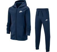 Nike Fleece Tracksuit Junior Boys Marine/Blanc 7 - 8 ans Male