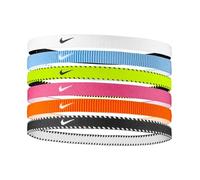 Nike Flex Classic Headbands 6PK Bandes élastiques pour cheveux Sport Volt (6 unités)