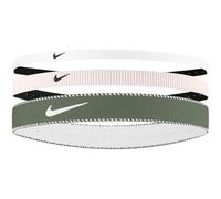 Nike Flex Classic Mixed Width 3PK Bandeau pour homme Light Soft Pink/Light Army/White One Size