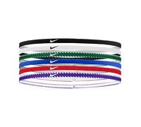 Nike Flex Classic Slim Headbands 6PK Bandes élastiques fines pour cheveux Sport Royal (6 unités)