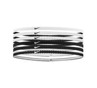Nike Bandeaux Flex Classic Slim – Lot de 6 Noir/Blanc – Unisexe Taille unique