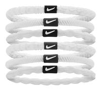 Nike Élastiques pour cheveux Flex – Lot de 6 – Blanc