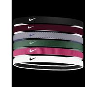 Nike Flex Headbands (6 Pack) Noir/Bordeaux Femmes Unisex
