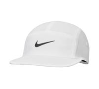 Nike Dri-Fit Fly Unstructured Swoosh Casquette blanc ML
