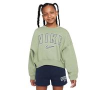 Nike FN7720-386 G NSW Trend FLC Crew PRNT Shorts Girl's Oil Green Taille XS