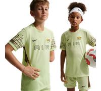 Haut de foot à manches courtes Dri-FIT Kylian Mbappé Academy pour ado Light Liquid Lime/Plum Eclipse/Light Liquid Lime/Noir XL