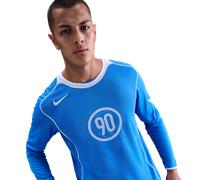 Haut de foot à manches longues Dri-FIT Nike Total 90 pour homme Light Photo Blue/Blanc/Blanc/Blanc S
