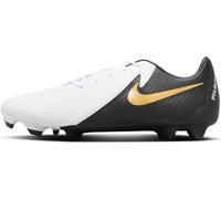 Nike Football Soccer Shoe Phantom Gx II Academy FG/MG, White/Black-MTLC Gold Coin, FD6723-100, 42.5 EU (M 9 US)