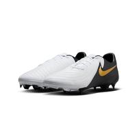 Nike Football Soccer Shoe Phantom Gx II Academy FG/MG, White/Black-MTLC Gold Coin, FD6723-100, 42 EU (M 8.5 US)