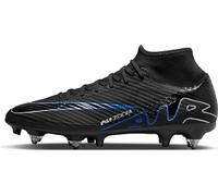 Nike Football Soccer Shoe Zoom Superfly 9 Acad SG-Pro AC, Black/Chrome-Hyper Royal, DJ5628-040, 36 EU (M 4 US)