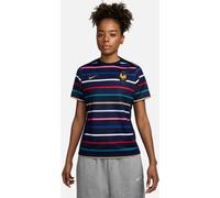 Nike France Academy Pro Home Pre-Match Shirt 2024 Womens Bleu 10 (S) Female