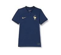 Nike France Homme Season 2022/23 Official T Shirt, Midnight Navy/Metallic Gold, XS EU