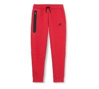 Nike Full Length Pant B NSW Tech FLC Pant, Lt Univ Red HTR/Black/Black, FD3287-672, XL