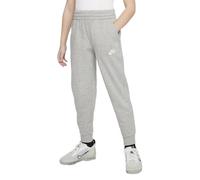 Nike Full Length Pant K NSW Club Ft Jggr Lbr, DK Grey Heather/Base Grey/White, FD3019-063, L