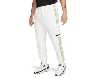 Nike Full Length Pant M NSW Repeat SW FLC Cargo Pant, Summit White/Summit White/Black, DX2030-122, S