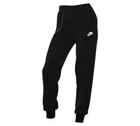Nike Full Length Pant W NSW Club FLC Mr Pant STD, Black/White, DQ5191-010, 2XS