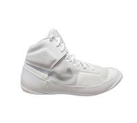 Chaussures de lutte Nike Fury pour hommes, Blanc/argenté., 11