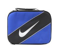 NIKE Futura Boîte à déjeuner rigide avec logo Swoosh métallique Noir/bleu