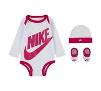 NIKE Futura Logo Body pour bébé White/Pink 6/12 Mois
