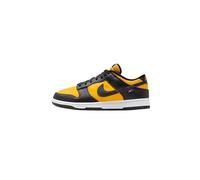 Nike Homme Dunk Low Sneaker, Black University Gold White, 38.5 EU