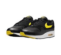 Nike Homme AIR Max 1 ESS Sneaker, Black Opti Yellow Summit White, 42 EU