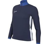NIKE FZ9770-410 W NK DF ACD25 DRIL Top Sweatshirt Femme Midnight Navy/Royal Blue/White/White Taille XS