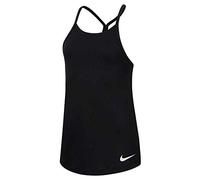 Nike G NK Dry Tank ELSTKA Débardeur Fille, Black/White/White, FR : S (Taille Fabricant : S)