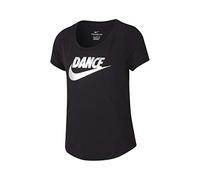 Nike G NK Dry Tee DFC Scoop Dance T-Shirt Fille, Black, FR : L (Taille Fabricant : L)