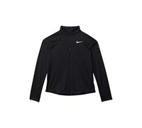 NIKE G NK Run Ls Hz Top Sweat-Shirt Unisexe pour bébé, Mixte bébé, Maillot de survêtement, CU8215-010, Noir/argenté réfléchissant, 7 años