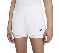 Nike G NKCT DF VCTRY SHRT Shorts, White/Black, XS Girls