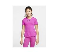 Nike G NP Top SS T-Shirt Fille, Fire Pink/(Black), FR : XS (Taille Fabricant : XS)