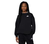 Nike Sweatshirt col rond Club Fleece Oversized Noir/Blanc FD2923-010 S