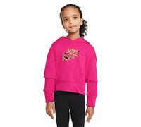 Nike G NSW Crop Hoodie FILL Sweatshirt à Capuche Fille, Fireberry, Jaspo_s, 8 ans