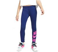 Nike G NSW LGGNG Favorite GX3 Pantalon de Sport Fille, Blue Void/(Fire Pink), FR : XS (Taille Fabricant : XS)