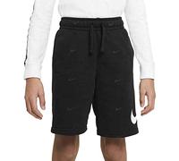 Nike Garçon B Nsw Swoosh Ft Shorts, Black/White, 13 ans EU