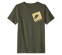 Nike Garçon B Nsw Tee Rtlp Utility T Shirt, Medium Olive, 13 ans EU