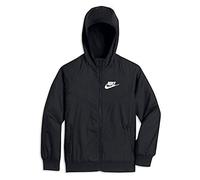 Nike Garçon B Nsw Wr Jkt Hd Jacket, BLACK/BLACK/BLACK/WHITE, 10-12 ans EU