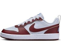 Nike Garçon Court Borough Low Recraft, Pure Platinum Dark Team Red Blue Beyond, 35.5 EU