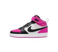 Nike Garçon Court Borough Mid 2 BG, White Black Fierce Pink, 39 EU