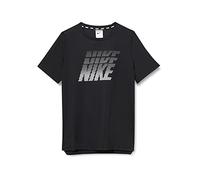 Nike Garçon Df Breathe Gfx Sleeve T Shirt, Black/Black/White, 12 ans EU