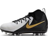 Nike Garçon Jr Phantom Luna II Academy AG Chaussures de Football, White/Black-MTLC Gold Coin, 38.5 EU