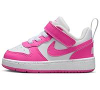 Nike Garçon Unisex Kinder Court Borough Low Recraft Schuh für Babys und Kleinkinder Chaussure, Blanc Laser Fuchsia, 25 EU